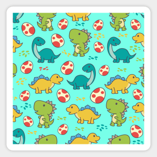 Cute and funny dinosaurs character Magnet